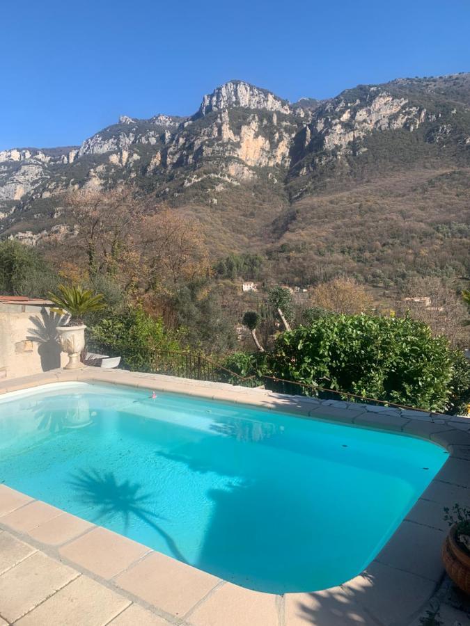 Charmante Maison Avec Piscine Gourdon (Alpes-Maritimes) Exterior foto